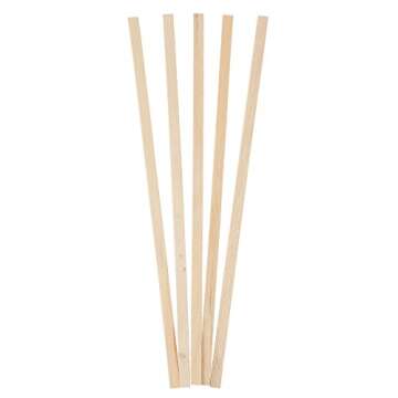 Royal 1000 Count Wood Coffee Beverage Stirrers, 5.5"
