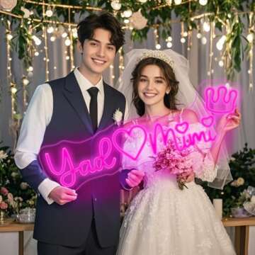 Goolsee Custom Neon Sign, Handmade Personalized Neon Lights for Wall Décor, Bedroom, Birthday, Wedd...