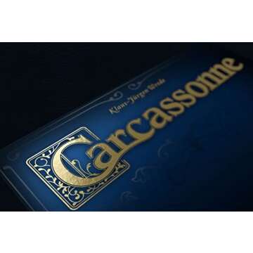 Carcassonne 20th Anniversary Edition - Upgraded Visuals and Gameplay, Strategy Board Game for Ages 7+, 2-5 Players