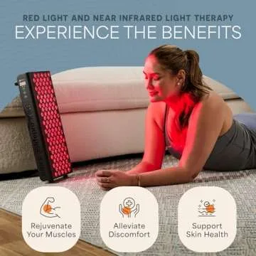 LifePro Red Light Therapy Panel - Pain Relief & Skin Rejuvenation, 660nm & 850nm LED