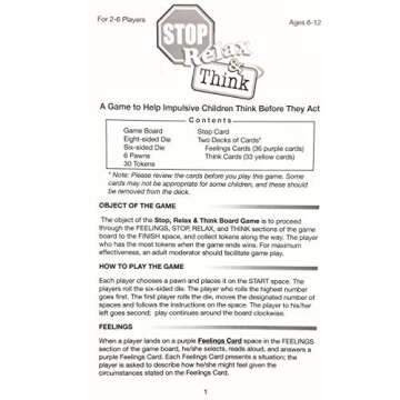 Stop, Relax & Think: A Game to Help Impulsive Children Think Before They Act