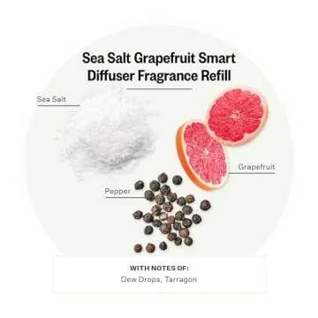 Pura Smart Aromatherapy Diffuser Fragrance Refill by Apotheke - Sea Salt Grapefruit