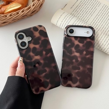 Longlayss iPhone 16 Plus Tortoise Shell Case - Stylish Protection