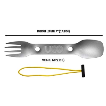 Durable 3-In-1 Titanium Spork for Camping Enthusiasts