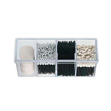 4-Compartment Makeup Organizer for Beauty Supplies