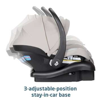 Maxi-Cosi Zelia™ Luxe 5-in-1 Modular - Baby Travel System Car Seat and Stroller, Infant Car Seat and Stroller Combo, Baby Car Seat and Stroller Combo in New Hope Tan