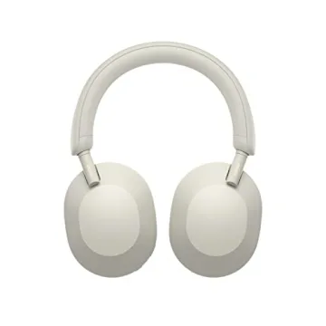 Sony WH-1000XM5 The Best Wireless Noise Canceling Headphones, Made Of Soft Fit Synthetic Leather, Integrated Processor V1, With 4 Beamforming Microphones, Up To 30-Hour Battery Life, Silver