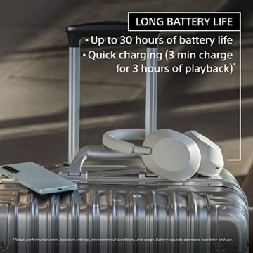 Sony WH-1000XM5 The Best Wireless Noise Canceling Headphones, Made Of Soft Fit Synthetic Leather, Integrated Processor V1, With 4 Beamforming Microphones, Up To 30-Hour Battery Life, Silver