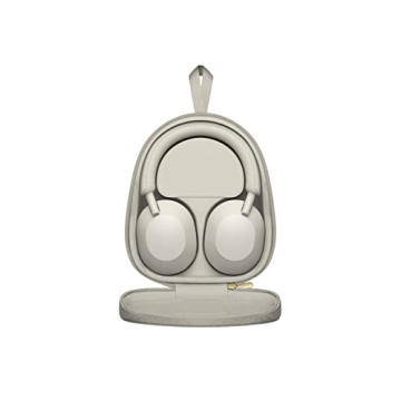 Sony WH-1000XM5 The Best Wireless Noise Canceling Headphones, Made Of Soft Fit Synthetic Leather, Integrated Processor V1, With 4 Beamforming Microphones, Up To 30-Hour Battery Life, Silver