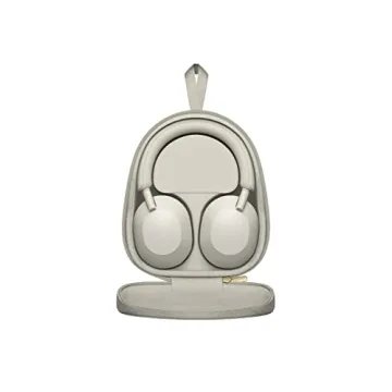 Sony WH-1000XM5 The Best Wireless Noise Canceling Headphones, Made Of Soft Fit Synthetic Leather, Integrated Processor V1, With 4 Beamforming Microphones, Up To 30-Hour Battery Life, Silver