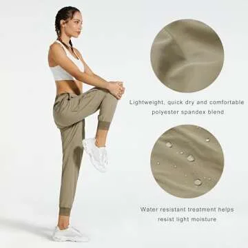 Libin Women's Lightweight Cargo Joggers for Active Lifestyle