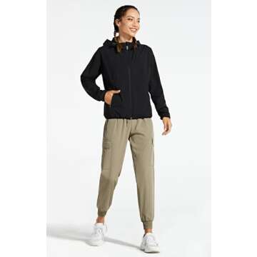 Libin Women's Lightweight Cargo Joggers for Active Lifestyle