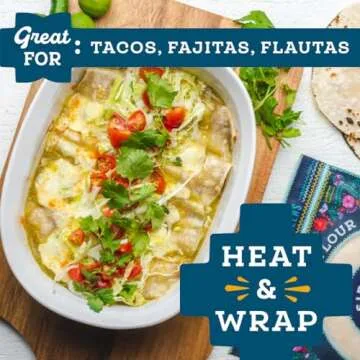 Siete Cassava Flour Tortillas | Gluten Free | Grain Free | Vegan | 8 Tortillas Per Pack (Pack of 6)