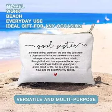 Soul Sister Cosmetic Bag Stylish Makeup Travel Gift