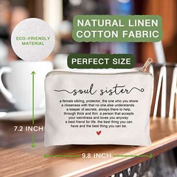 Soul Sister Cosmetic Bag Stylish Makeup Travel Gift