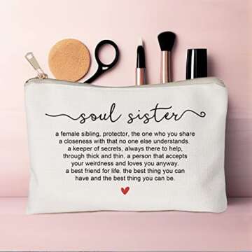 Soul Sister Cosmetic Bag Stylish Makeup Travel Gift