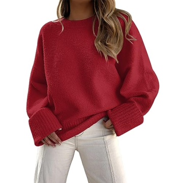 LILLUSORY Oversized Sweater Womens 2024 Fall Fashion Outfits Pullover Long Tunic Old Money Winter Cl...