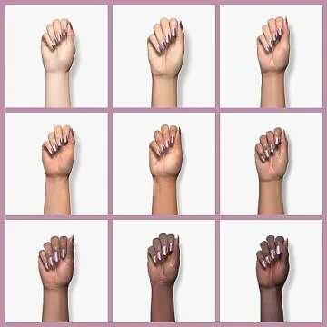 PrettyDiva Aurora Chrome Nail Powder for Iridescent Manicures