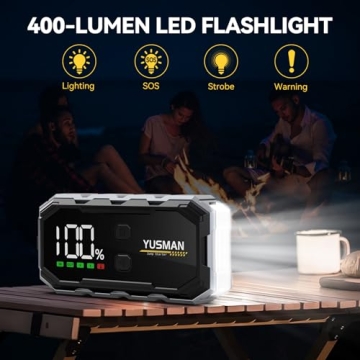 Powerful 6000A Car Jump Starter for Emergencies