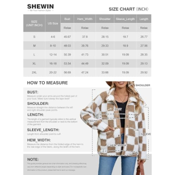 SHEWIN Women’s Casual Fleece Sherpa Jacket 2024