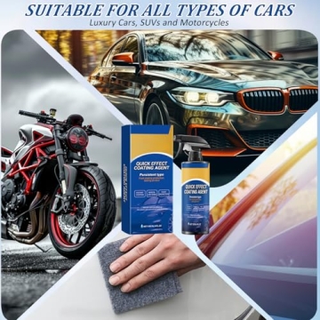 2PCS Car Coating Spray for Lasting Scratch Protection