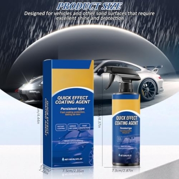 2PCS Car Coating Spray for Lasting Scratch Protection