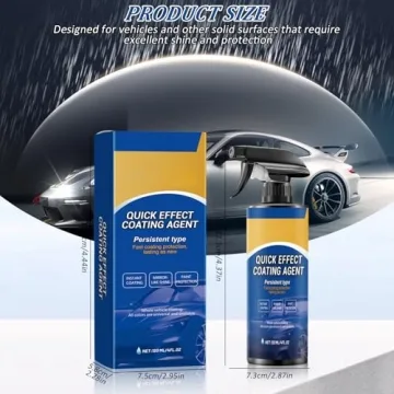 2PCS Car Coating Spray for Lasting Scratch Protection
