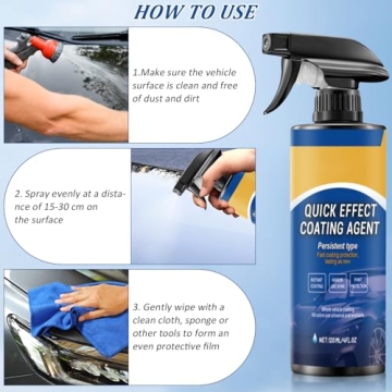 2PCS Car Coating Spray for Lasting Scratch Protection