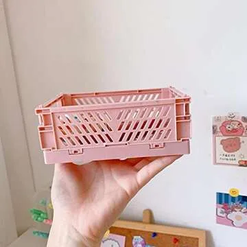 Collapsible Storage Crate Set for Home & Office Organization