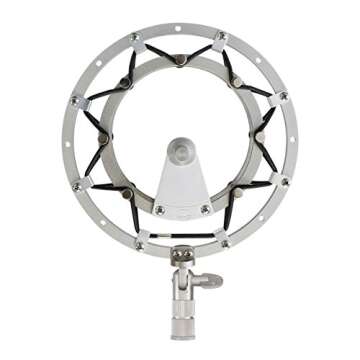 Blue Radius II Microphone Shock Mount for Yeti and Yeti Pro with Improved Hinge Design