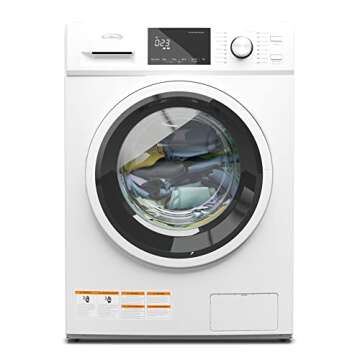 KoolMore 2-in-1 Front Load Washer and Dryer Combo, 2.7 Cu. Ft., for Apartment, Dorm, RV, 16 Wash and...