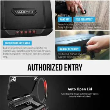 VAULTEK VS20 Smart Handgun Safe with Bluetooth & Auto-Open