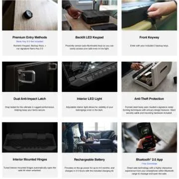 VAULTEK VS20 Smart Handgun Safe with Bluetooth & Auto-Open