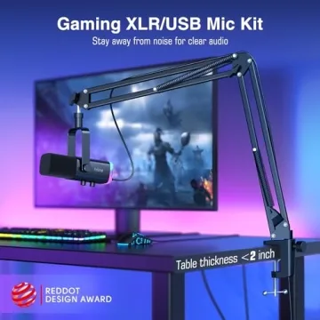 RGB Dynamic PC Mic Kit for Gaming & Podcasting