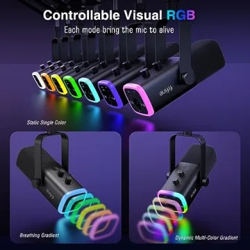 RGB Dynamic PC Mic Kit for Gaming & Podcasting