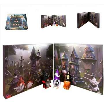 2024 Halloween gnome advent calendar, 2024 Halloween advent calendar, Halloween advent calendar with...