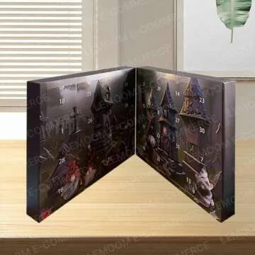 2024 Halloween gnome advent calendar, 2024 Halloween advent calendar, Halloween advent calendar with 31 collectible dolls, Halloween countdown calendar (1PC)