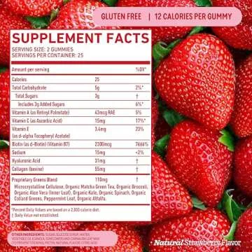 8Greens Beauty Gummies for Skin & Hair - 50 Count