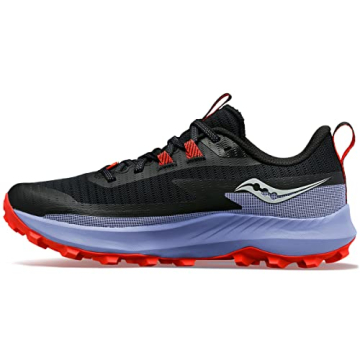 Saucony Women's Peregrine 13 Trail Running Shoe - Finesse Black Size 11