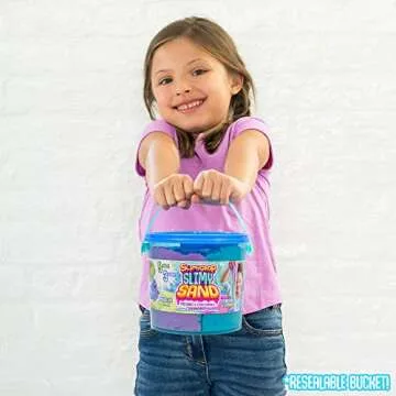 SLIMYSAND Bucket - 5 lbs of Stretchy Cloud Slime