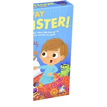 Multi-colored Go Away Monster Board Game for Kids