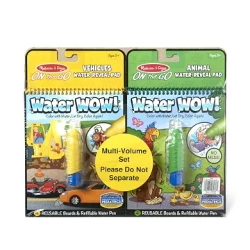 Melissa & Doug Water Wow! Reusable Activity Pads - 2 Pack