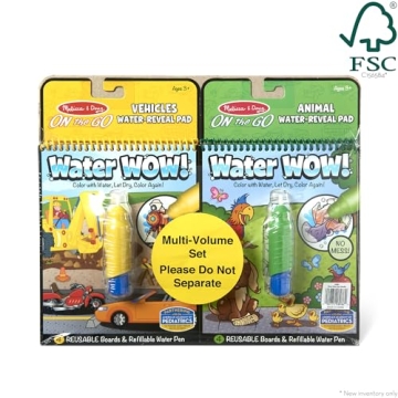 Melissa & Doug Water Wow! Reusable Activity Pads - 2 Pack