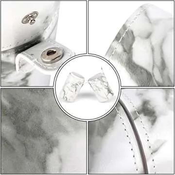 Stylish Marble Makeup Brush Holder Travel Case