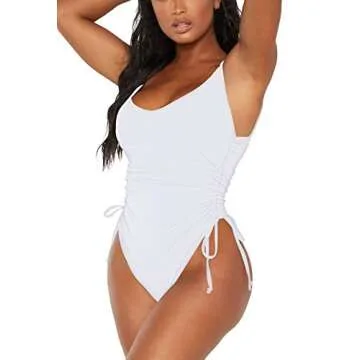 Viottiset Ruched One Piece Swimsuit for Women