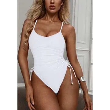 Viottiset Ruched One Piece Swimsuit for Women