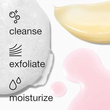 Clinique 3-Step Skincare Set for Oily Skin - Cleanse, Exfoliate, Moisturize