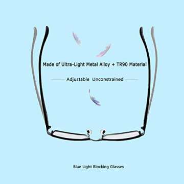 Stamen Blue-Light-Glasses-Woman-Men-Computer-Gaming for Blue Light Blocking Glasses Anti Eye Strain Clearer Lens Better Sleep