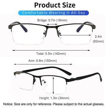 Stamen Blue-Light-Glasses-Woman-Men-Computer-Gaming for Blue Light Blocking Glasses Anti Eye Strain Clearer Lens Better Sleep