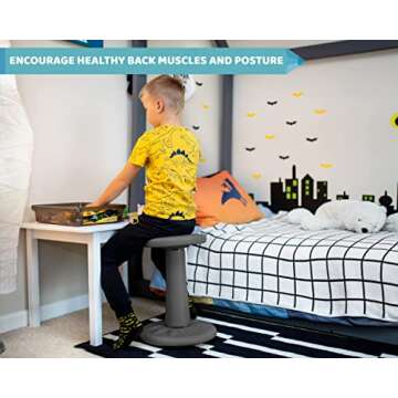 Studico ActiveChairs Kids Wobble Stool - Flexible Classroom Seating